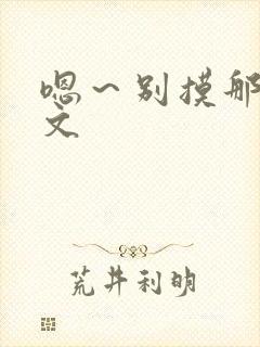 嗯～别摸那里h文