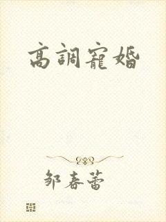 高调宠婚