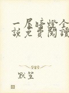 一屋暗灯全文小说免费阅读封面