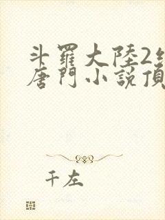 斗罗大陆2绝世唐门小说顶点小说