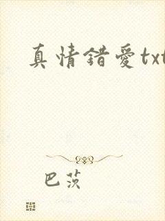 真情错爱txt