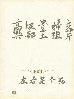 高级贵妇交换俱乐部王祖芹