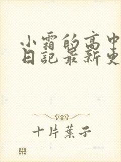 小霜的高中成长日记最新更新