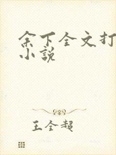 余下全文打不开小说