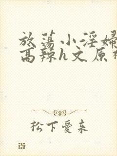 放荡小淫妇h文高辣h文原神