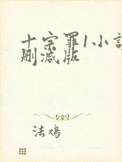 十宗罪1小说未删减版封面