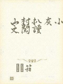 山村扒灰小说全文阅读封面