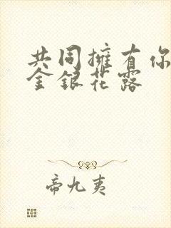 共同拥有你by金银花露