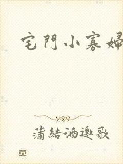 宅门小寡妇