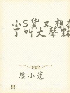 小S货又想挨C了叫大声点小