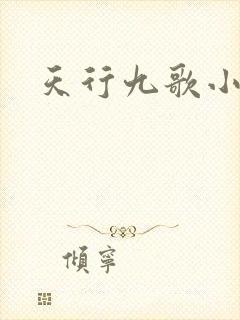 天行九歌小说