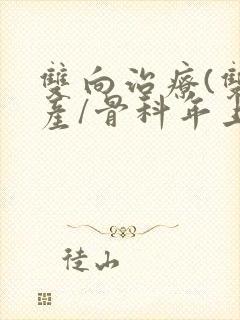 双向治疗(双/产/骨科年上)