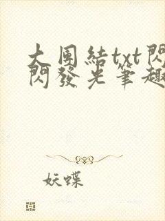 大团结txt闪闪发光笔趣阁