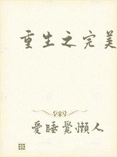 重生之完美一生封面