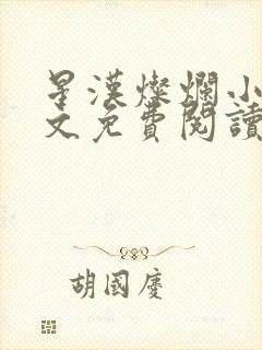 星汉灿烂小说全文免费阅读