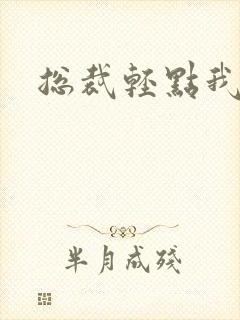 总裁轻点我怕疼