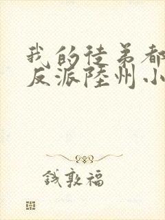 我的徒弟都是大反派陆州小说封面