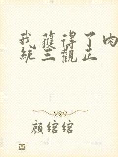 我获得了肉禽系统三观正封面