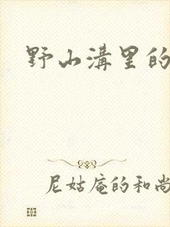 野山沟里的村庄