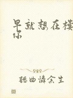 早就想在楼梯要你