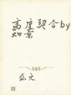 高度契合by洛知意封面