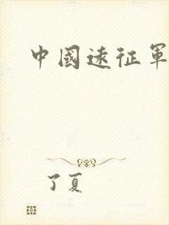 中国远征军小说