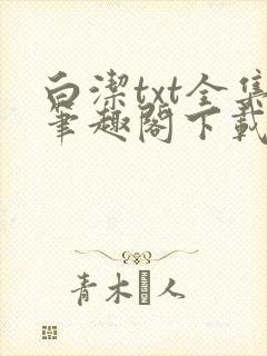 白洁txt全集笔趣阁下载