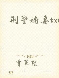 刑警娇妻txt封面