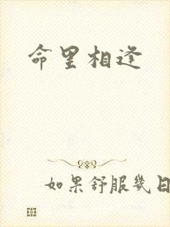 命里相逢
