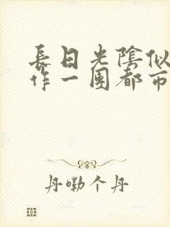 长日光阴似箭乱作一团都市言情封面