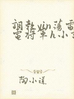 调教yin荡雷电将军h小说封面