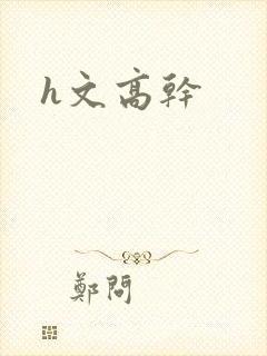 h文高干封面