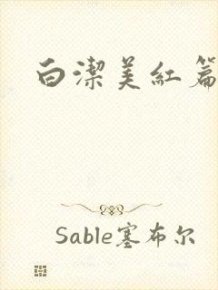 白洁美红篇列车封面