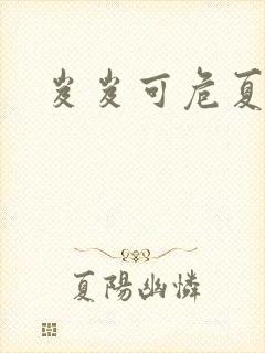 岌岌可危夏小正封面