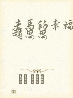 老马的幸福生活赵思思封面