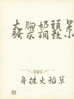 大胸奶头晃着发骚求调教小说