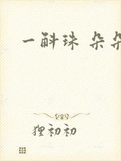 一斛珠 朵朵舞封面