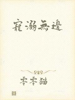 宠溺无边封面