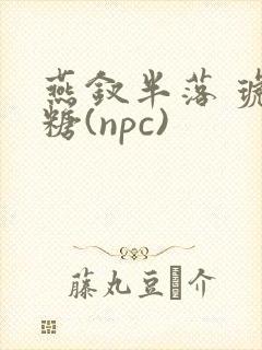 燕钗半落 琥珀糖(npc)