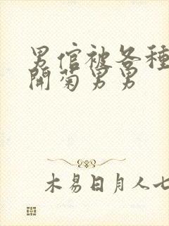 男倌被各种玉势开菊男男