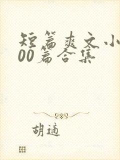 短篇爽文小说500篇合集封面