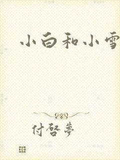 小白和小雪封面
