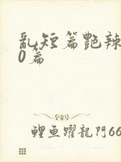 乱短篇艳辣500篇封面