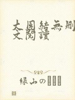 大团结无删减全文阅读