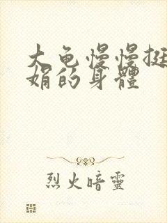 大龟慢慢挺进吴娟的身体封面