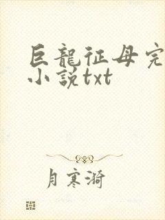 巨龙征母完结版小说txt