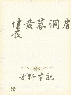 俏黄蓉洞房花烛夜封面