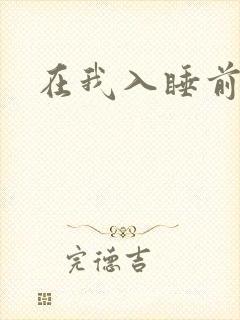 在我入睡前封面