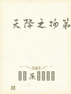 天降之物第一季