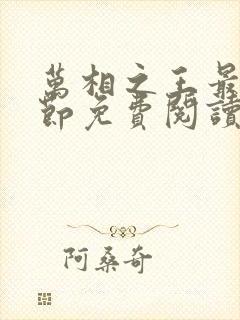 万相之王最新章节免费阅读无弹窗封面